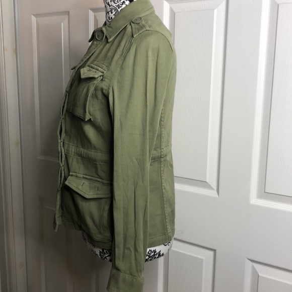 Tommy Hilfiger Jacket Military Style Pockets Jacket XS Utility Green - Picture 4 of 8